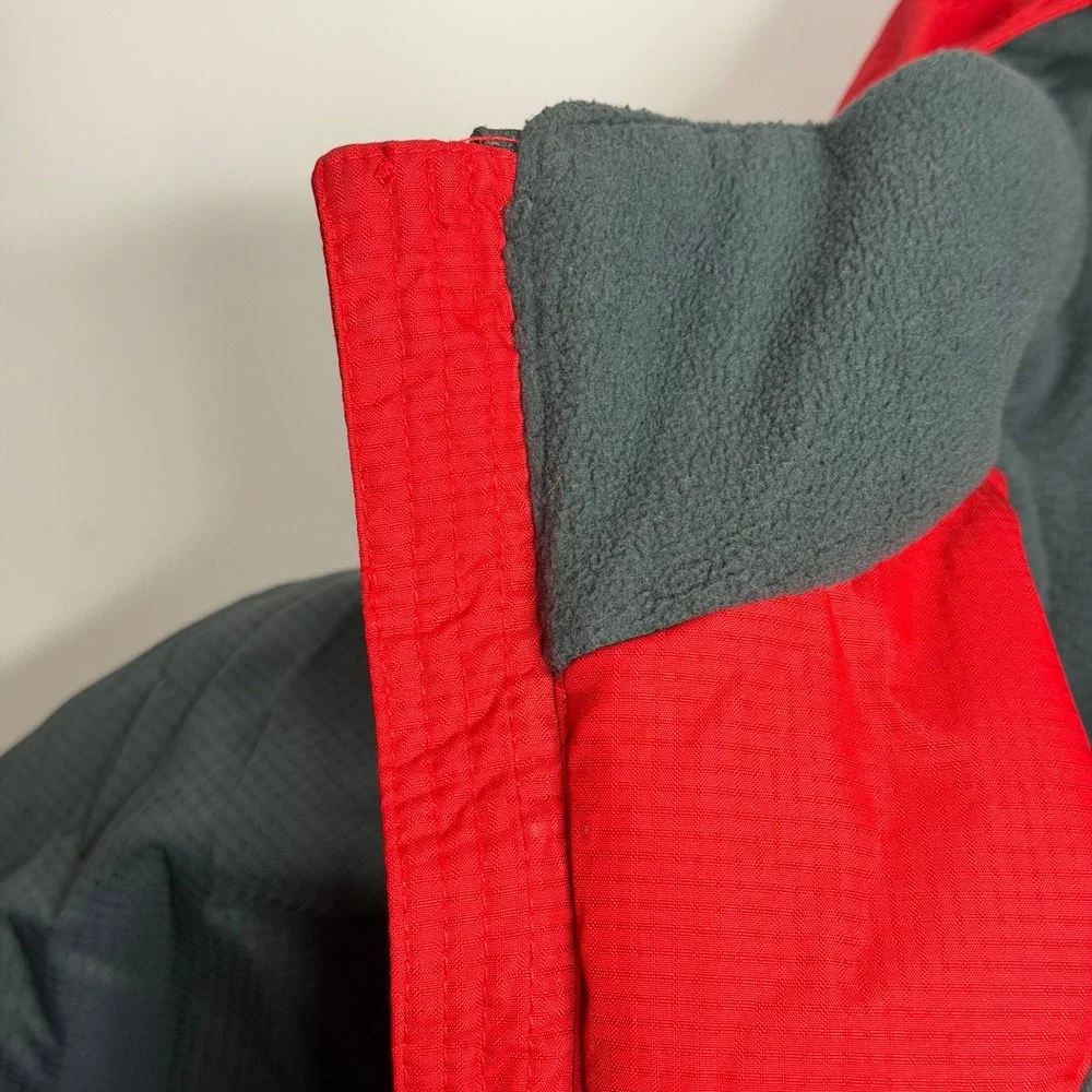 Youth Free Country FCXtreme Red Gray Hooded Winter Ski Jacket Coat Size XL 18-20